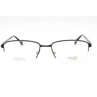 Elasta Men's Eyeglasses - Matte Black Metal Half Rim Rectangular | E 7239 0003 00 ,