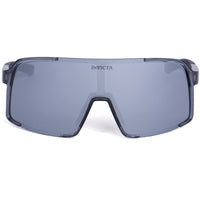 Invicta Unisex Sunglasses - Gray TR90 Shield Full Rim Frame Silver Lens | IEW053-02 ,
