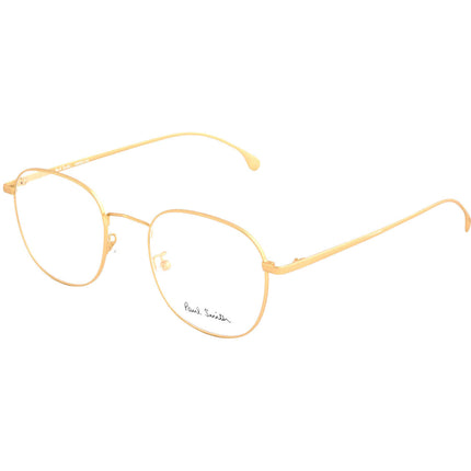 Paul Smith Unisex Eyeglasses - Gold Square Frame | PAUL SMITH ARNOLD PSOP008V2 002 ,