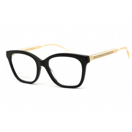 Gucci Women's Eyeglasses - Black Plastic Cat Eye Shape Full Rim Frame | GG0566ON 001 ,
