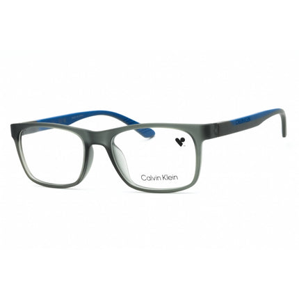 Calvin Klein Men's Eyeglasses - Matte Crystal Grey Square Full Rim Frame | CK20535 020 ,