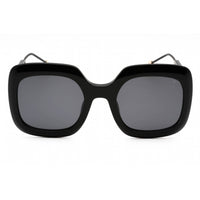 Philipp Plein Women's Sunglasses - Shiny Black Plastic Oversized Frame | SPP065S 0700 ,