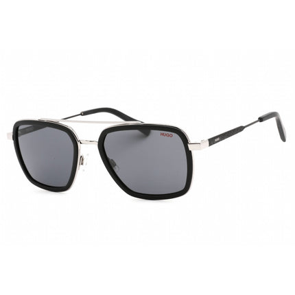 Hugo Men's Sunglasses - Matte Black Metal Navigator Full Rim Frame | HG 0306/S 0003 IR ,