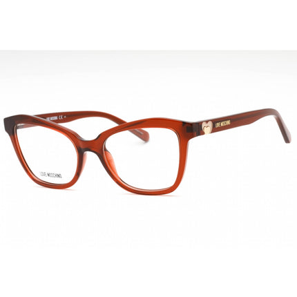 Moschino Love Women's Eyeglasses - Ochre Plastic Cat Eye Full Rim | MOL604 0FMP 00 ,