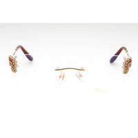 Chopard Women's Eyeglasses - Shiny Rose Gold Metal Cat Eye Rimless | VCHG04S 300Y ,