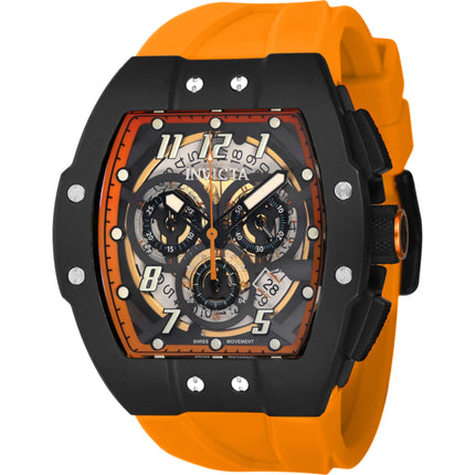 Invicta Men's Watch - JM Correa Quartz Chrono Orange Silicone Rubber Strap | 44415 ,