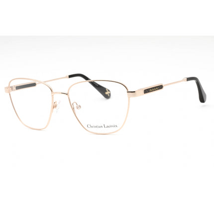 Christian Lacroix Women's Eyeglasses - Gold/Black Metal Butterfly Frame | CL3066 470 ,