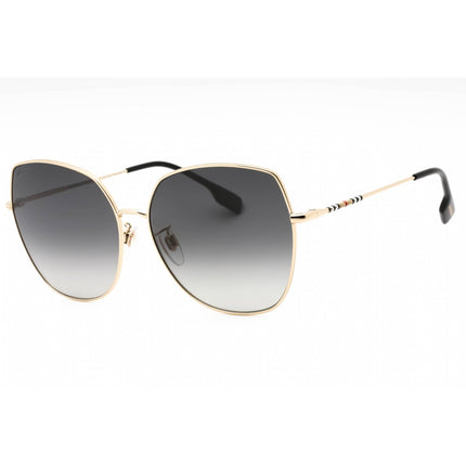 Burberry Women's Sunglasses - Light Gold Metal Oversized Frame | 0BE3136D 1109T3 ,