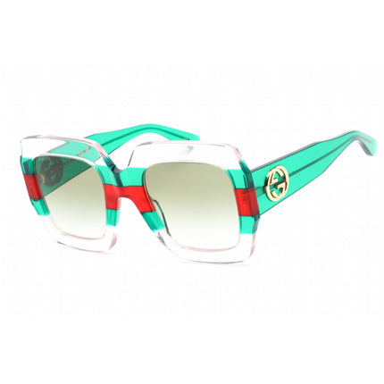 Gucci Women's Sunglasses - Multicolor/Green Oversized Full Rim Frame | GG0178S 001 ,