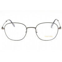 Tom Ford Men's Eyeglasses - Shiny Gunmetal Metal Round Full Rim Frame | FT5790-K 008 ,