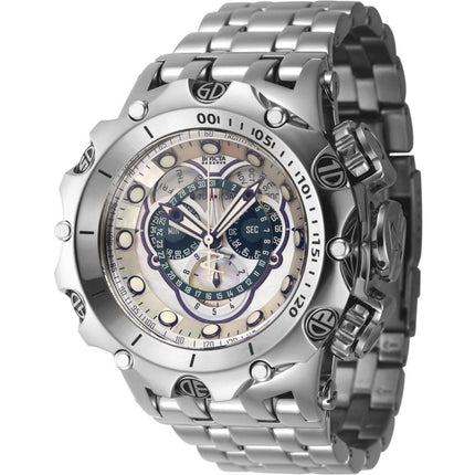 Invicta Men's Watch - Reserve Chrono Purple, Green and White Dial Bracelet | 45608 ,