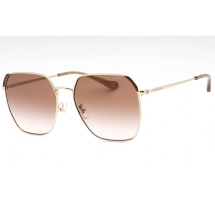 Coach Women's Sunglasses - Shiny Light Gold/Brown Metal Butterfly | 0HC7165D 900513 ,