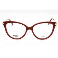 Moschino Women's Eyeglasses - Red Plastic Cat Eye Full Rim Frame | MOS561 0C9A 00 ,
