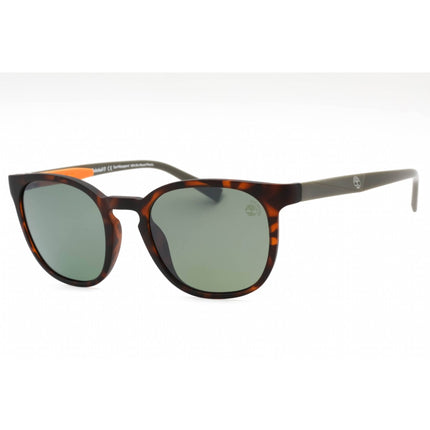 Timberland Men's Sunglasses - Dark Havana Plastic Oval Full Rim Frame | TB9274 52H ,