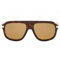 Gucci Men's Sunglasses - Havana/Gold Full Rim Plastic Frame | GG1309S 006 ,
