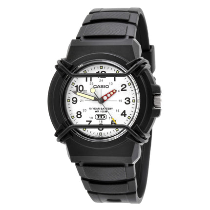Casio Black Resin Case Black Band Watch | HDA-600-7B ,