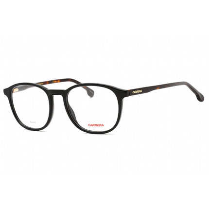 Carrera Men's Eyeglasses - Havana Black Round Plastic Frame | CARRERA 215 0581 00 ,