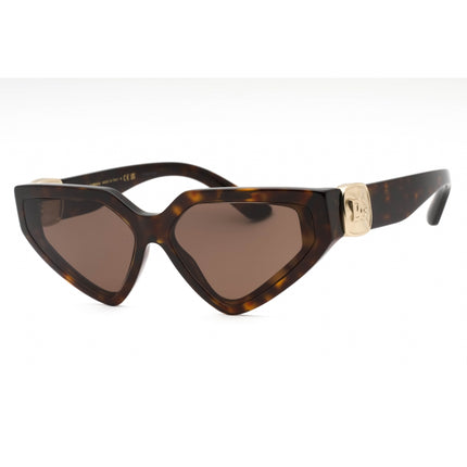 Dolce & Gabbana Women's Sunglasses - Havana Plastic Cat Eye Frame | 0DG4469 502/73 ,