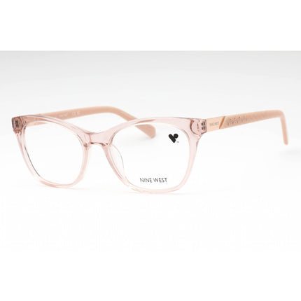 Nine West Women's Eyeglasses - Crystal Blush Plastic Cat Eye Full Rim | NW5204 277 ,