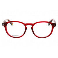 Polaroid Core Men's Eyeglasses - Red Plastic Full Rim Round Frame | PLD D452 C9A 00 ,