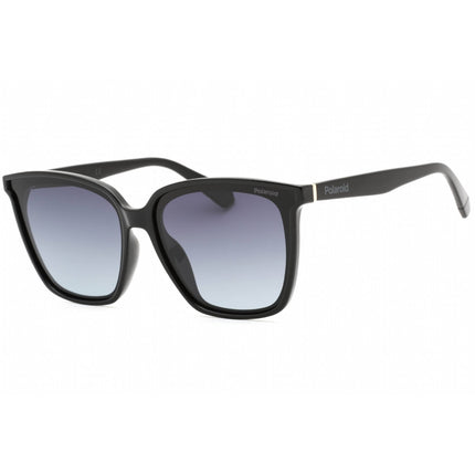 Polaroid Core Unisex Sunglasses - Black Plastic Cat Eye Frame | PLD 6163/F/S 0807 WJ ,