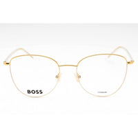 Hugo Boss Women's Eyeglasses - Gold Ivory Metal Cat Eye Frame | BOSS 1338 0Y3R 00 ,