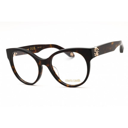 Roberto Cavalli Women's Eyeglasses - Dark Havana Cat Eye Full Rim Frame | VRC027M 0722 ,