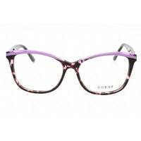 Guess Women's Eyeglasses - Violet/Other Plastic Cat Eye Full Rim Frame | GU2723 083 ,