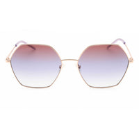 Hugo Boss Women's Sunglasses - Gold Copper Metal Geometric Frame | BOSS 1589/S 0DDB YU ,