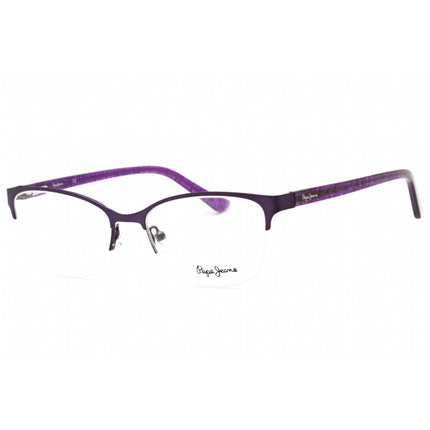 Pepe Jeans Women's Eyeglasses - Purple Metal Cat Eye Frame Clear Demo Lens | PJ1388 C3 ,