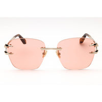 Roberto Cavalli Women's Sunglasses - Light Gold Metal Square Full Rim | SRC022 594F ,