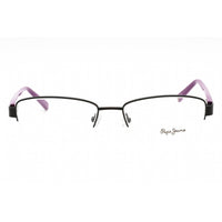Pepe Jeans Women's Eyeglasses - Black Metal Rectangular Half Rim Frame | PJ1142 C1 ,