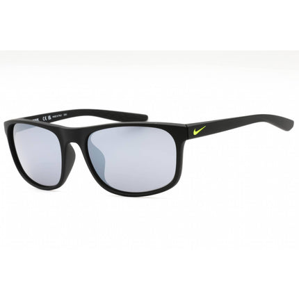 Nike Unisex Sunglasses - Matte Black Rectangular Frame | NIKE ENDURE MI CW4652 011 ,