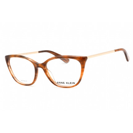 Anne Klein Women's Eyeglasses - Mocha Horn Cat Eye Full Rim Plastic Frame | AK5084 200 ,