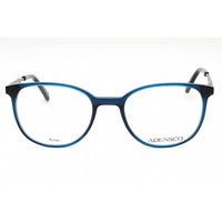 Adensco Men's Eyeglasses - Crystal Blue Plastic Oval Full Rim Frame | AD 122 0QM4 00 ,
