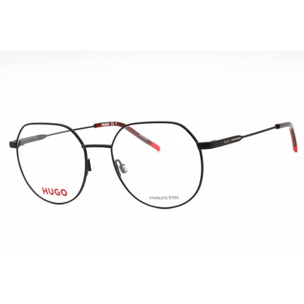 Hugo Men's Eyeglasses - Matte Black Round Frame Clear Demo Lens | HG 1179 0003 00 ,