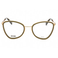 Moschino Women's Eyeglasses - Khaki Plastic Butterfly Full Rim Frame | MOS584 03Y5 00 ,