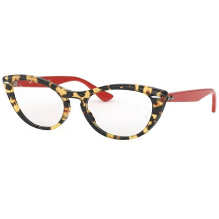 Ray Ban Women's Eyeglasses - Tort Red Plastic Frame Demo Lens | RAY BAN 0RX4314V 5937 ,