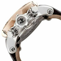 Invicta 0360 Men's Reserve Venom Chronograph Black Leather Strap 1000M WR Swiss Watch ,