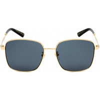 Gucci Women's Sunglasses - Gold Metal Square Full Rim Frame Grey Lens | GG0852SK 002 ,