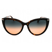 Tom Ford Women's Sunglasses - Coloured Havana Cat Eye Plastic Frame | FT0915 55P ,
