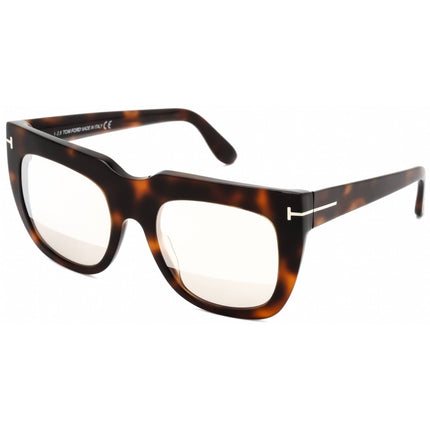 Tom Ford Women's Sunglasses - Blonde Havana Square Shape Frame Pink Lens | FT0687 53Z ,