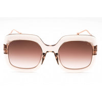 Philipp Plein Women's Sunglasses - Transparent Beige Oversized Frame | SPP065S 07T1 ,