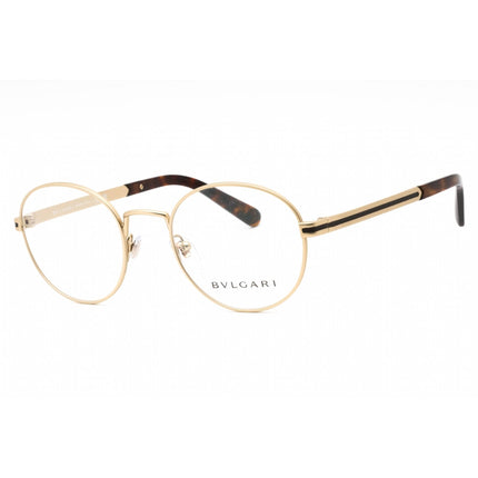 Bvlgari Men's Eyeglasses - Pale Gold Metal Full Rim Round Shape Frame | 0BV1119 2022 ,