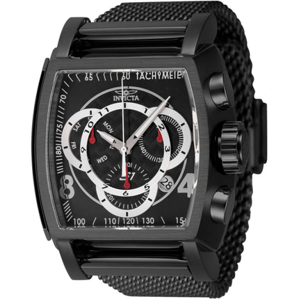 Invicta Men's Watch - S1 Rally Chronograph Black Stainless Steel Bracelet | 46010 ,