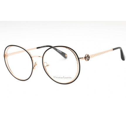 Christian Lacroix Women's Eyeglasses - Gold/Black Metal Round Shape Frame| CL3070 006 ,