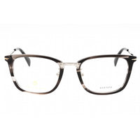 David Beckham Men's Eyeglasses - Grey Horn Cat Eye Full Rim Frame | DB 7060/F 02W8 00 ,