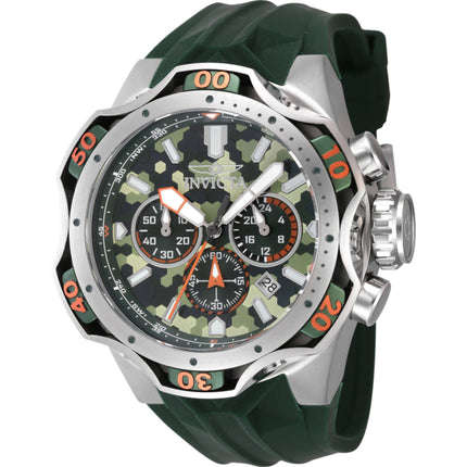Invicta Men's Watch - Venom Chronograph Light Green and Green Dial Strap | 47759 ,