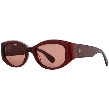 Garrett Leight Women's Sunglasses - Merlot Acetate Cat Eye | RETRO BIGGIE MER/BOR ,