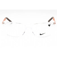 Nike Unisex Eyeglasses - Clear Injected Propionate Square Full Rim | NIKE 7258 900 ,